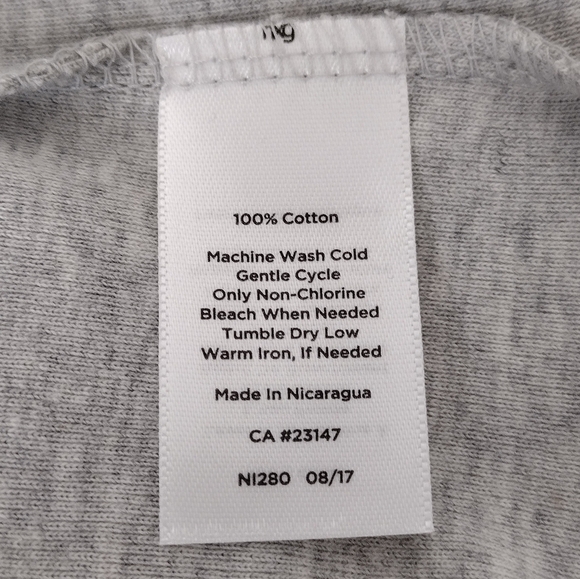 NWT Talbots Petite Women's Cotton Summer Gray Pullover Short Sleeve Tee Size MP - Picture 11 of 13